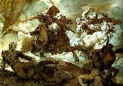 charles emile callande combat de cavaliers France oil painting artist